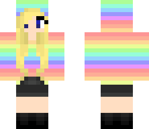 rainbow girl