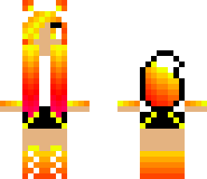 orange and yellow wolf