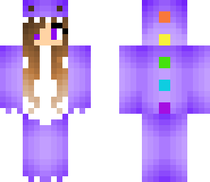 purple dino girl