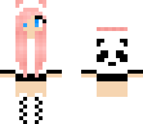cute blind panda girl