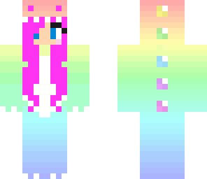 rainbow dino girl