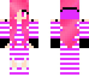 pink eyes girl