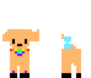 rainbow puppy