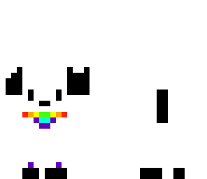 rainbow bandana dog
