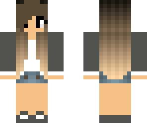 meh in minecraft girl