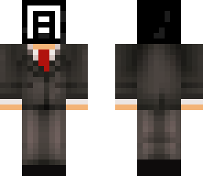 suit guy with a bingo ball head