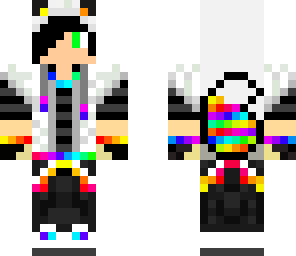 rainbow wolf boy