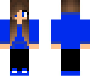 blue hoodie
