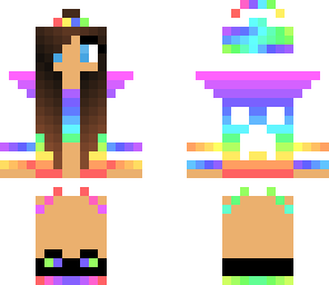 rainbow girl