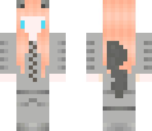 gray tabby cat girl