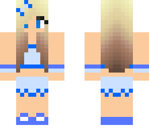 blue cheerleader
