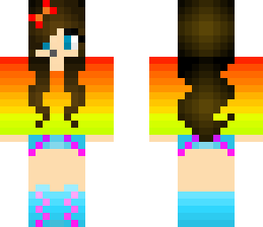 rainbow gamer girl