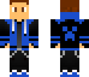 blue creeper hoodie