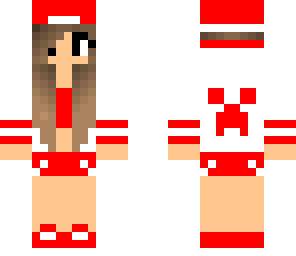 red high school girl