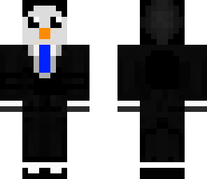 penguin tie blue