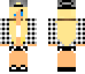 fixed blode hair girl