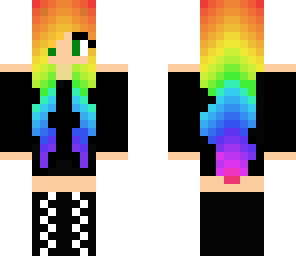 dark rainbow girl