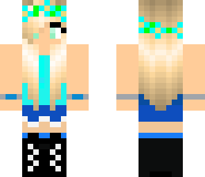 blue girl