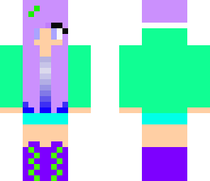 cold color girl