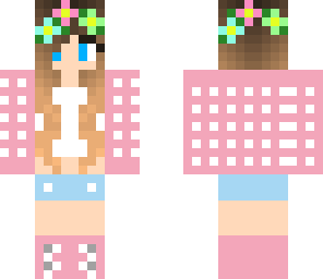 chekered pink