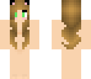 brunette girl skin base