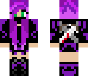 purple assassin girl