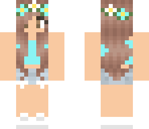 cute teal girl