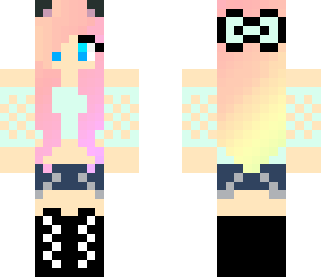 pastel kitten girl