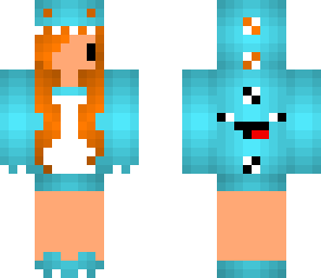 blue dinosaur girl edit