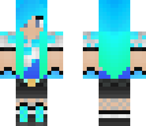 blue girl