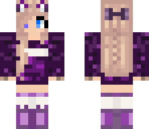 purple lilac girl
