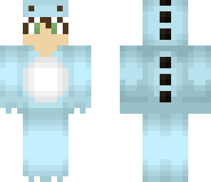 bright blue dino