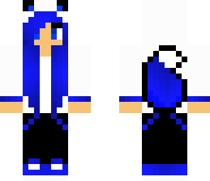 blue fox girl