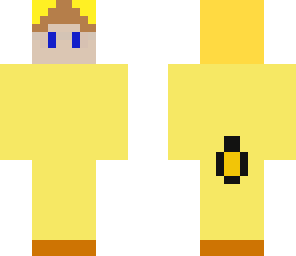 man in duck suit