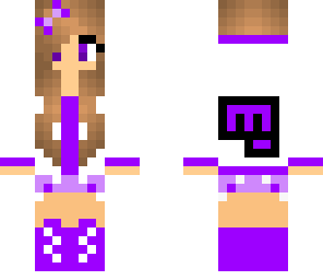 purple pweds girl