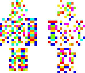 rainbow pixels