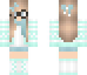 nerd winter girl