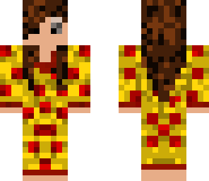 nerdy pizza girl