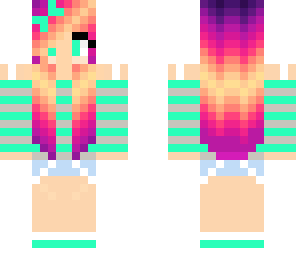 sunset hair girl 2