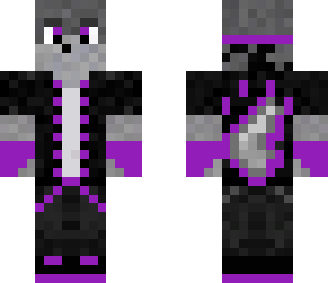 purple wolf boy