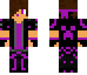 purple human wolf boy