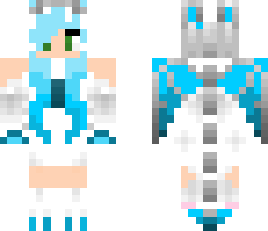 cute blue dragon gurl