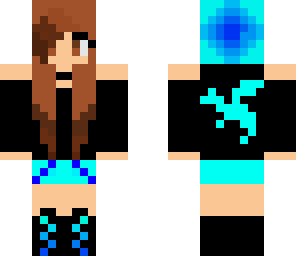epic blue girl