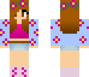 flower crown girl