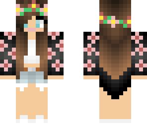 tumblr girl floral- retexture