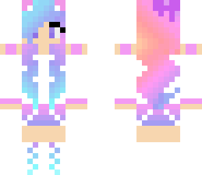 rainbow pastel girl