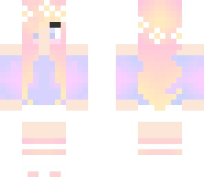 pastel flower girl