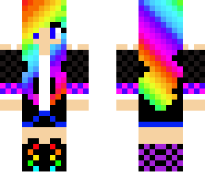 dark rainbow girl