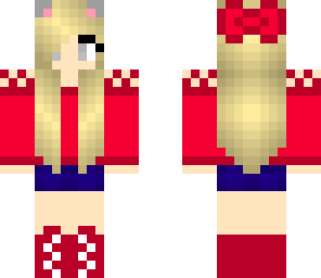 cute girl with bow