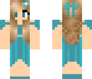 prom girl cyan
